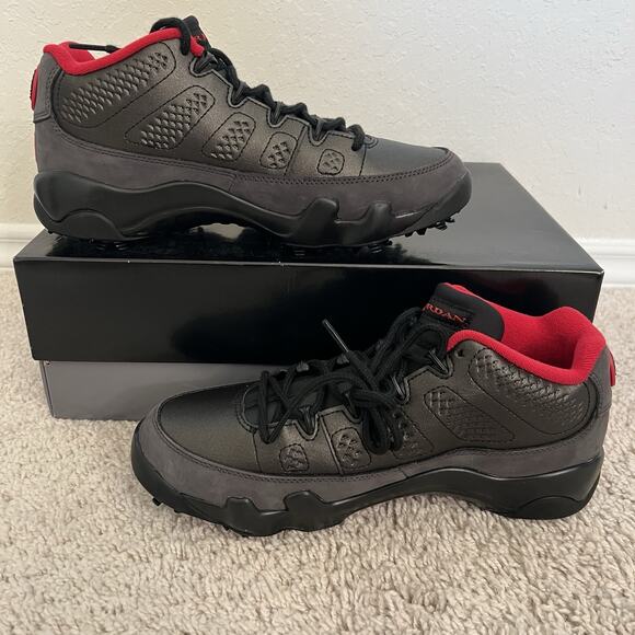 Jordan 9 Retro Low Golf Sneakers Black True Red FJ5934 002 Men\'s Size 10.5 main image 6